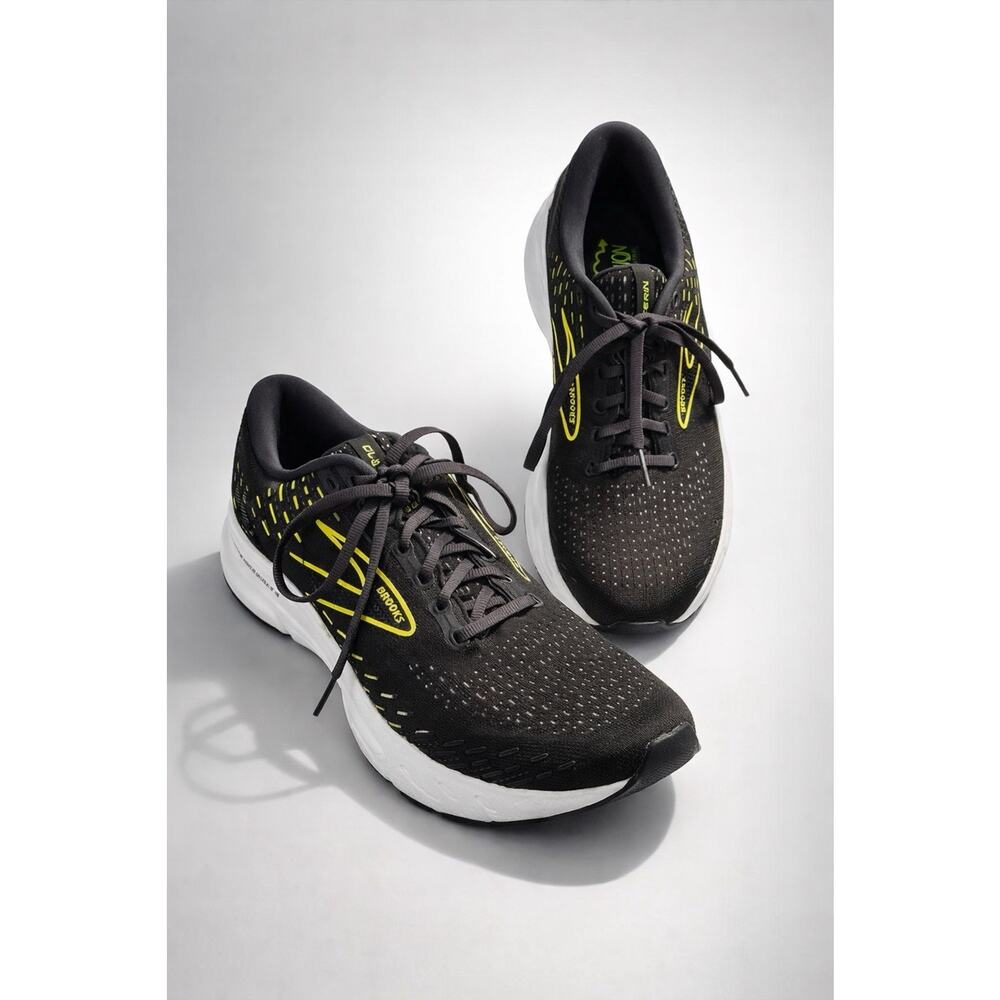 Brooks Womens Glycerin 20 1203691B047 Black Running Shoes Sneakers Size 10.5 B